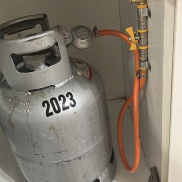 9Kg Gas Bottle Installation